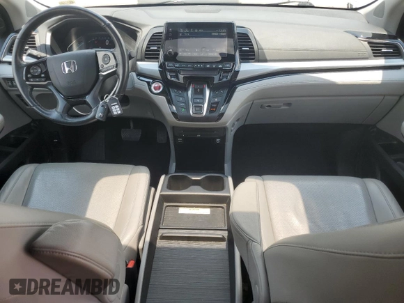 2019 Honda Odyssey Elite with VIN 5FNRL6H92KB061102, listed as a Copart auction lot 62653025 with 78,083 mi miles and Salvage title. Bid and sale history available at DreamBid. Image 8.