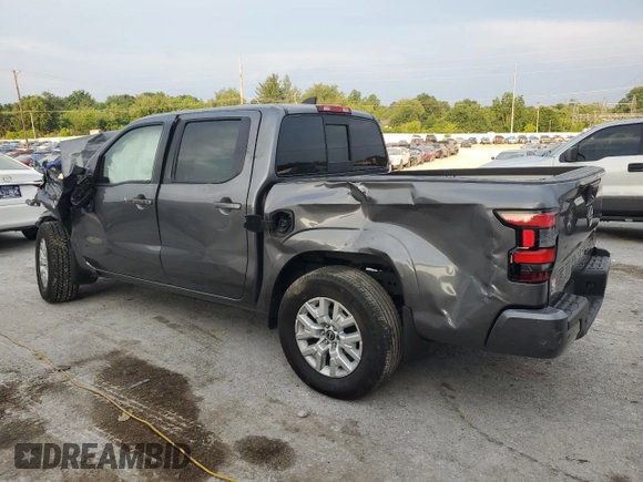 2022 Nissan Frontier SV with VIN 1N6ED1EJ0NN615902, listed as a Copart auction lot 59727044 with 0 mi miles and Non Repairable. Bid and sale history available at carsss.com. Image 2.