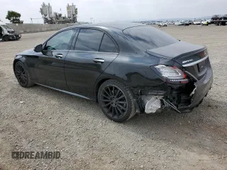 2021 Mercedes-Benz C 43 AMG with VIN W1KWF6EB9MR616681, listed as a Copart auction lot 66901253 with 40,668 mi miles and . Bid and sale history available at DreamBid. Image 2.