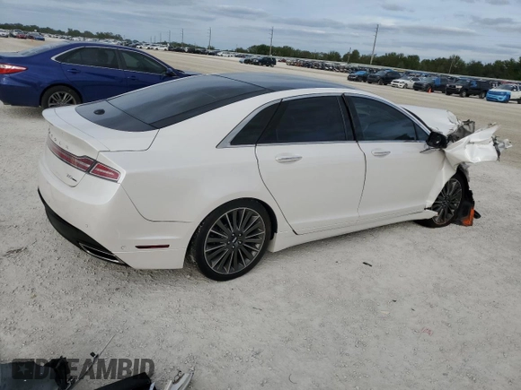 2013 Lincoln MKZ with VIN 3LN6L2G91DR813513, listed as a Copart auction lot 81330064 with Not Provided miles and Salvage Title. Bid and sale history available at DreamBid. Image 3.