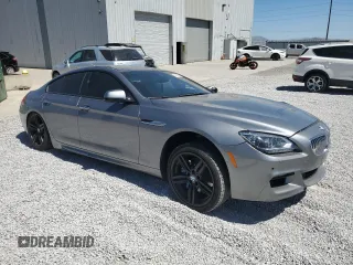 2015 BMW 6 Series 650i xDrive with VIN WBA6B4C50FD760852, listed as a Copart auction lot 61488094 with Not Provided miles and Salvage Title. Bid and sale history available at DreamBid. Image 4.