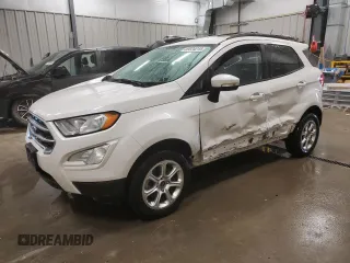 2020 Ford EcoSport SE with VIN MAJ6S3GL2LC319172, listed as a Copart auction lot 89324215 with 66,745 mi miles and Salvage Title. Bid and sale history available at carsss.com. Image 1.