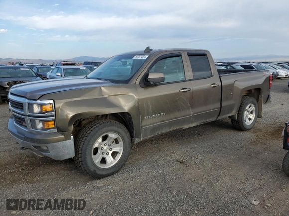 2015 Chevrolet Silverado 1500 LT with VIN 1GCVKREC5FZ177932, listed as a Copart auction lot 67757254 with 166,365 mi miles and Salvage Title. Bid and sale history available at carsss.com. Image 1.