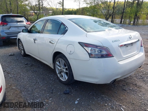 2012 Nissan Maxima S with VIN 1N4AA5AP8CC854088, listed as a IAAI auction lot 42022586 with 159,918 mi miles and . Bid and sale history available at DreamBid. Image 3.