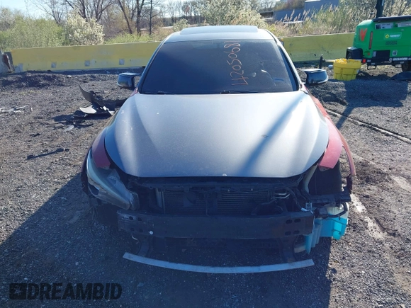 2014 Infiniti Q50 Sport with VIN JN1BV7AR9EM693864, listed as a IAAI auction lot 42050681 with 115,967 mi miles and . Bid and sale history available at carsss.com. Image 12.