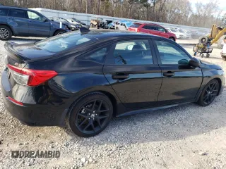 2024 Honda Civic Si with VIN 2HGFE1E50RH474577, listed as a Copart auction lot 46540795 with 9,128 mi miles and Non repairable. Bid and sale history available at DreamBid. Image 3.