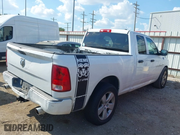 2012 Ram 1500 Express with VIN 1C6RD6FT0CS200344, listed as a IAAI auction lot 40369196 with 242,798 mi miles and . Bid and sale history available at DreamBid. Image 4.