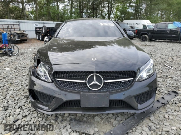 2018 Mercedes-Benz C 43 AMG z VIN WDDWJ6EB5JF672788, wystawiony jako Copart lot #55518825 z przebiegiem 61 840 mil mil oraz Szkoda całkowita • Salvage title. Historia ofert i sprzedaży dostępna na DreamBid. Obrazek 5.