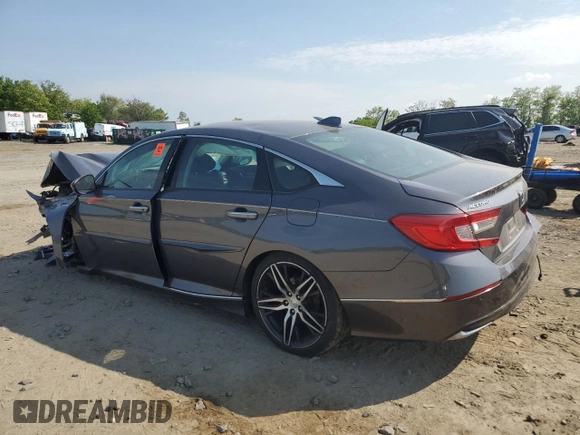 2021 Honda Accord Touring with VIN 1HGCV3F97MA007325, listed as a Copart auction lot 55254695 with Not provided miles and Salvage title. Bid and sale history available at DreamBid. Image 2.