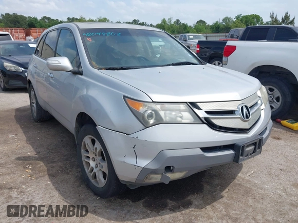 2009 Acura MDX with VIN 2HNYD28209H516743, listed as a IAAI auction lot 42048208 with 179,680 mi miles. Bid and sale history available at carsss.com. Image 1.