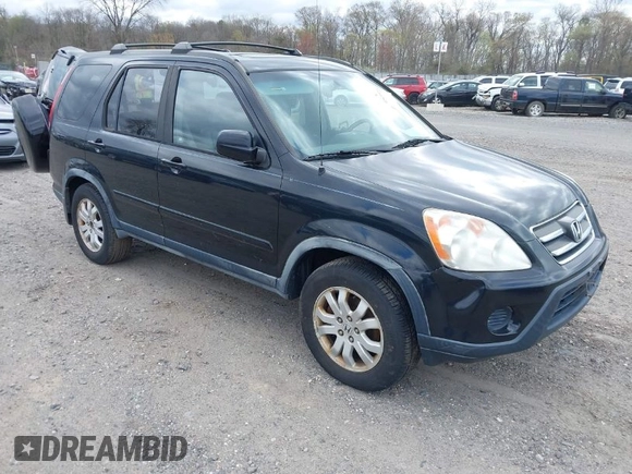 2005 Honda CR-V EX SE with VIN JHLRD789X5C004752, listed as a IAAI auction lot 42057724 with 243,631 mi miles. Bid and sale history available at carsss.com. Image 1.