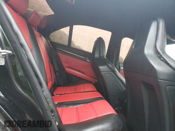 2009 Mercedes-Benz C 63 AMG with VIN WDDGF77X89F299732, listed as a Copart auction lot 57560915 with 116,839 mi miles and Salvage title. Bid and sale history available at DreamBid. Image 10.