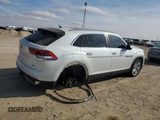 2021 Volkswagen Atlas SEL with VIN 1V2BE2CA1MC232023, listed as a Copart auction lot 79141214 with 56,579 mi miles and Salvage title. Bid and sale history available at DreamBid. Image 3.