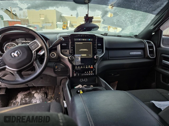 2022 Ram 2500 Big Horn with VIN 3C6UR5DL0NG431036, listed as a Copart auction lot 85461914 with 35,449 mi miles and Salvage title. Bid and sale history available at DreamBid. Image 8.