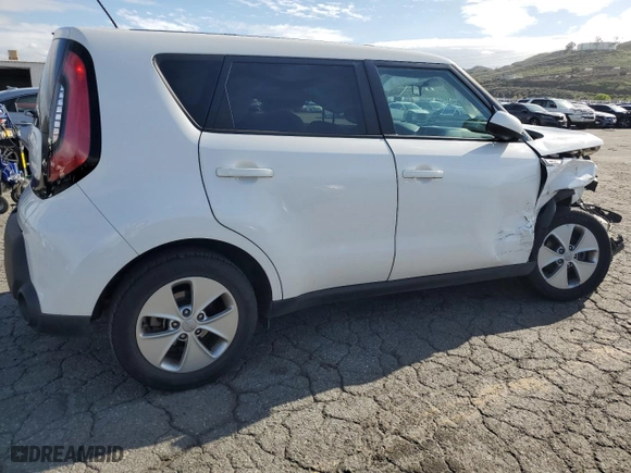 2015 Kia Soul with VIN KNDJN2A25F7213673, listed as a Copart auction lot 49501155 with 161,505 mi miles and Salvage Title. Bid and sale history available at carsss.com. Image 3.