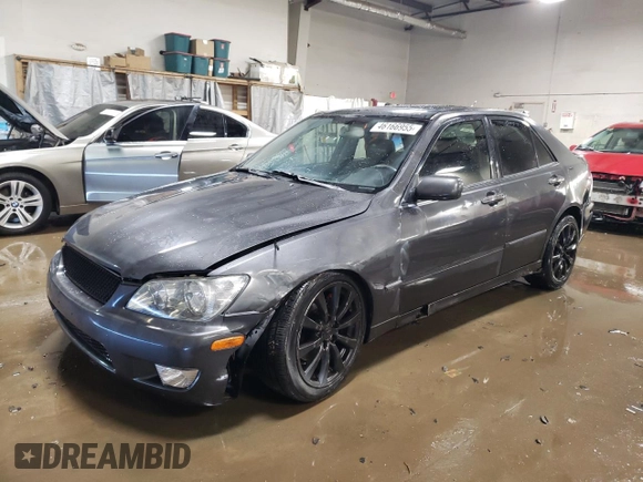 2003 Lexus IS 300/350 with VIN JTHBD192930071854, listed as a Copart auction lot 46166955 with 240,258 mi miles and Salvage Title. Bid and sale history available at DreamBid. Image 1.