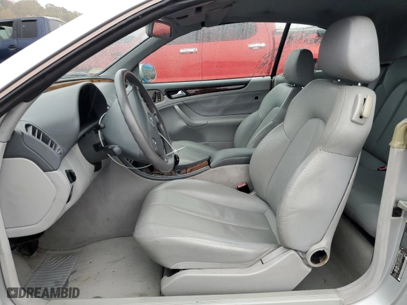 2002 Mercedes-Benz CLK-Class with VIN WDBLK65G32T120293, listed as a Copart auction lot 74667634 with 145,957 mi miles and Salvage Title. Bid and sale history available at carsss.com. Image 7.