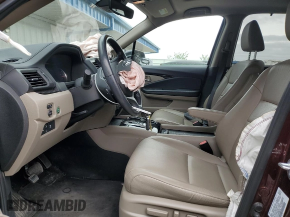 2021 Honda Pilot Touring 8-Passenger with VIN 5FNYF6H94MB062080, listed as a Copart auction lot 57227955 with 114,256 mi miles and Non repairable. Bid and sale history available at DreamBid. Image 7.