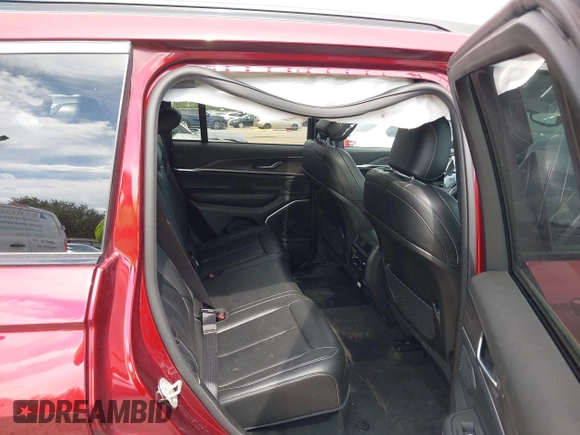 2024 Jeep Grand Cherokee z VIN 1C4RJYB67RC135573, wystawiony jako IAAI lot #42583658 z przebiegiem 21 552 mil mil oraz . Historia ofert i sprzedaży dostępna na DreamBid. Obrazek 8.