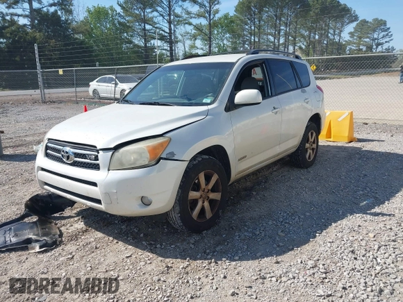 2007 Toyota RAV4 Limited with VIN JTMZK31V075013616, listed as a IAAI auction lot 41911177 with 281,075 mi miles. Bid and sale history available at carsss.com. Image 2.