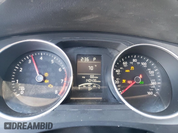 2015 Volkswagen Jetta SE with VIN 3VWD17AJ8FM242150, listed as a Copart auction lot 63433785 with 140,436 mi miles and Salvage title. Bid and sale history available at DreamBid. Image 9.