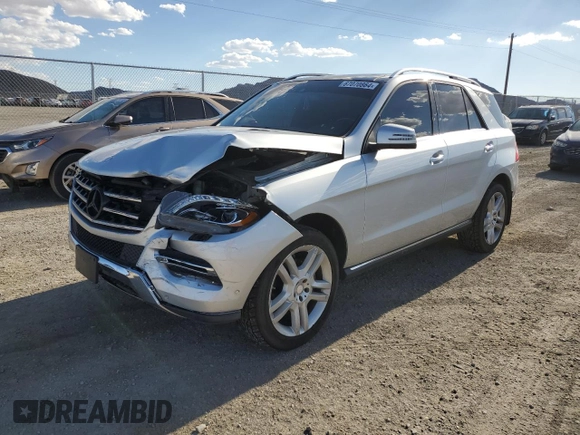 2013 Mercedes-Benz M 350 with VIN 4JGDA2EB1DA207643, listed as a Copart auction lot 67070864 with 96,038 mi miles and Salvage Title. Bid and sale history available at carsss.com. Image 1.