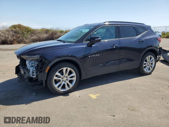 2020 Chevrolet Blazer LT with VIN 3GNKBJRS1LS587827, listed as a Copart auction lot 43178735 with 37,254 mi miles and Clean title. Bid and sale history available at DreamBid. Image 1.