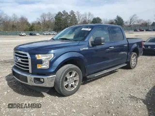 2015 Ford F-150 XL with VIN 1FTEW1CF7FFB66239, listed as a Copart auction lot 50052765 with 155,068 mi miles and Salvage Title. Bid and sale history available at carsss.com. Image 1.