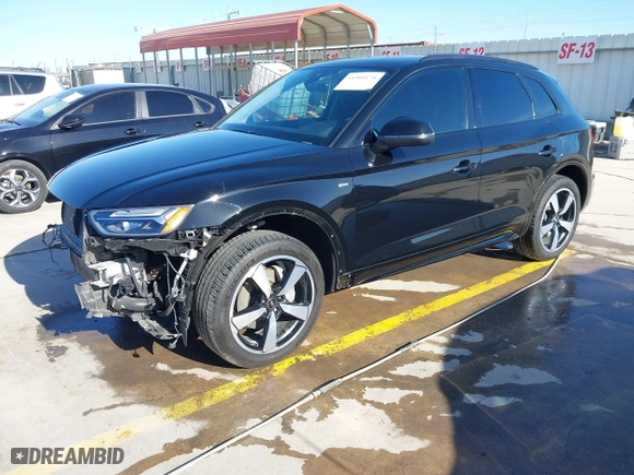 2022 Audi Q5 S line Premium Plus with VIN WA1EAAFY1N2121311, listed as a IAAI auction lot 41389178 with 45,326 mi miles. Bid and sale history available at carsss.com. Image 2.