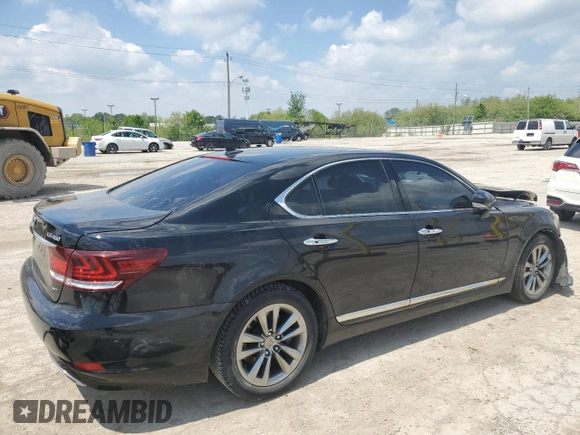 2013 Lexus LS 460 z VIN JTHCL5EF0D5019427, wystawiony jako Copart lot #56021135 z przebiegiem 95 609 mil mil oraz Szkoda całkowita • Salvage title. Historia ofert i sprzedaży dostępna na DreamBid. Obrazek 3.