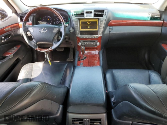 2012 Lexus LS 460 with VIN JTHCL5EF0C5015098, listed as a Copart auction lot 52645535 with 156,900 mi miles and Clean title. Bid and sale history available at DreamBid. Image 8.