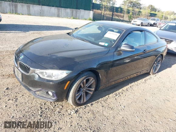 2014 BMW 4 Series 428i xDrive with VIN WBA3N9C55EF721295, listed as a IAAI auction lot 42139256 with 85,472 mi miles and . Bid and sale history available at carsss.com. Image 2.