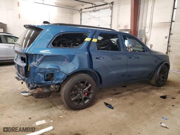 2024 Dodge Durango R/T Plus with VIN 1C4SDJCT8RC127051, listed as a Copart auction lot 86979404 with 6,358 mi miles and Salvage Title. Bid and sale history available at carsss.com. Image 3.