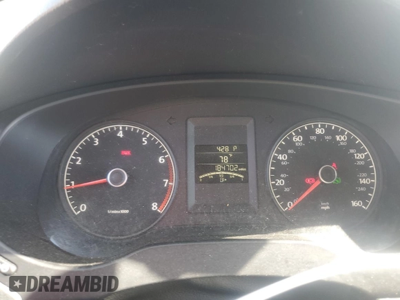 2013 Volkswagen Jetta S with VIN 3VW2K7AJ0DM392920, listed as a Copart auction lot 63682615 with 184,702 mi miles and Salvage title. Bid and sale history available at DreamBid. Image 9.