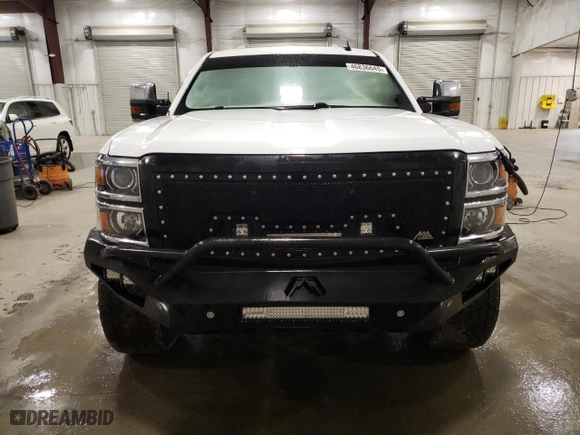 2015 Chevrolet Silverado 1500 LTZ with VIN 3GCUKSEJXFG520395, listed as a Copart auction lot 46836645 with 0 mi miles and Salvage Title. Bid and sale history available at carsss.com. Image 5.