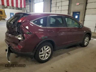 2015 Honda CR-V EX-L with VIN 5J6RM4H77FL017965, listed as a Copart auction lot 50800385 with 93,044 mi miles and Salvage Title. Bid and sale history available at carsss.com. Image 3.