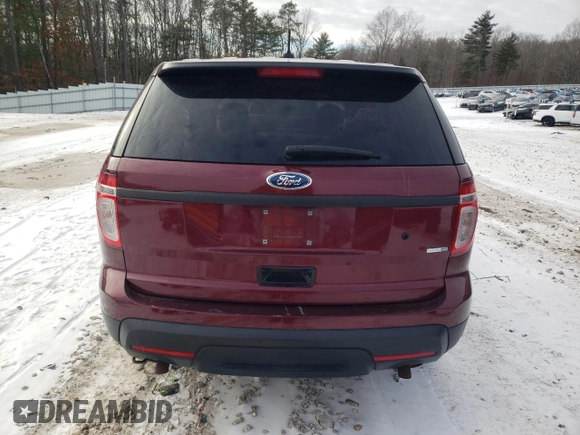 2015 Ford Utility Police Interceptor with VIN 1FM5K8AR7FGA57383, listed as a Copart auction lot 85609734 with 164,495 mi miles and Clean Title. Bid and sale history available at carsss.com. Image 6.