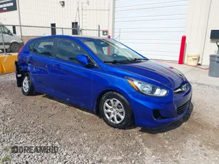 2014 Hyundai Accent GS with VIN KMHCT5AE9EU173832, listed as a IAAI auction lot 42590848 with 79,711 mi miles and . Bid and sale history available at DreamBid. Image 1.