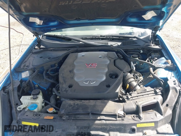 2003 Infiniti G35 w/Leather with VIN JNKCV54E03M218081, listed as a IAAI auction lot 40689499 with 87,064 mi miles and . Bid and sale history available at DreamBid. Image 10.