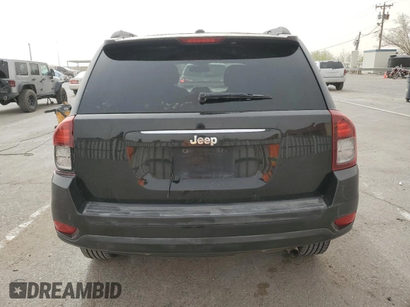 2016 Jeep Compass Sport with VIN 1C4NJCBA2GD525400, listed as a Copart auction lot 51440685 with 163,830 mi miles and Salvage title. Bid and sale history available at DreamBid. Image 6.
