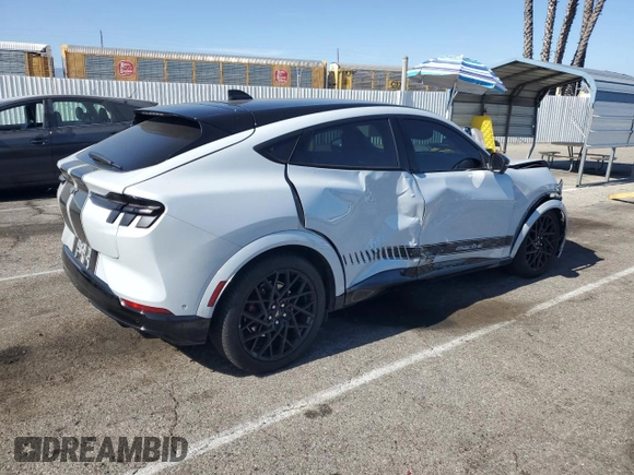 2023 Ford Mustang Mach-E GT with VIN 3FMTK4SX9PMA43974, listed as a Copart auction lot 57683925 with 50,839 mi miles and Salvage title. Bid and sale history available at DreamBid. Image 3.