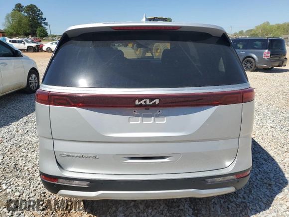 2022 Kia Carnival LX with VIN KNDNB5H37N6120815, listed as a Copart auction lot 52562145 with 87,830 mi miles and Salvage Title. Bid and sale history available at carsss.com. Image 6.