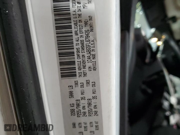2015 Jeep Wrangler Sahara с VIN 1C4AJWBG5FL678426, выставлен на аукционе Copart как лот 44927095 с пробегом 105 966 миль миль и Списание • Salvage title. История ставок и продаж доступна на DreamBid. Изображение 13.