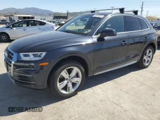 2019 Audi Q5 Premium Plus with VIN WA1BNAFY8K2033892, listed as a Copart auction lot 49579875 with 67,264 mi miles and Salvage title. Bid and sale history available at DreamBid. Image 1.