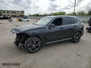 2023 BMW X5 sDrive40i with VIN 5UXCR4C06P9P72965, listed as a Copart auction lot 50249855 with 36,093 mi miles and Salvage Title. Bid and sale history available at carsss.com. Image 1.