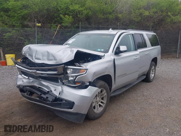 2017 Chevrolet Suburban LT with VIN 1GNSKHKC3HR191078, listed as a IAAI auction lot 41998257 with 165,238 mi miles. Bid and sale history available at carsss.com. Image 6.