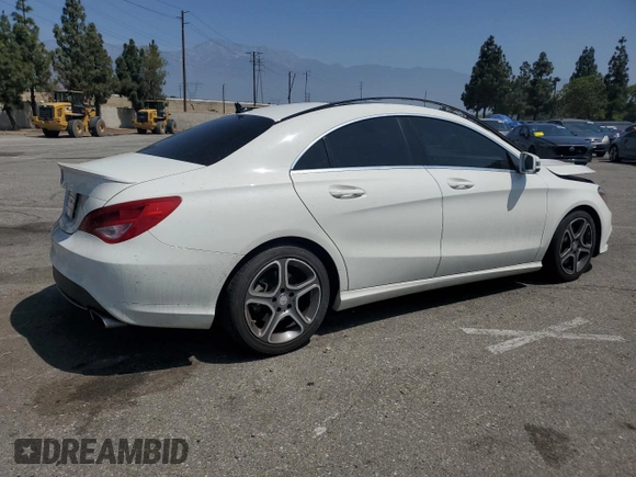 2014 Mercedes-Benz CLA 250 with VIN WDDSJ4EB6EN038971, listed as a Copart auction lot 60366885 with 94,360 mi miles and Salvage title. Bid and sale history available at DreamBid. Image 3.