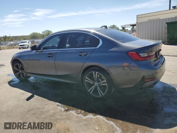 2021 BMW 3 Series 330i with VIN 3MW5R1J08M8B68719, listed as a Copart auction lot 49869565 with 41,200 mi miles and Salvage Title. Bid and sale history available at carsss.com. Image 2.