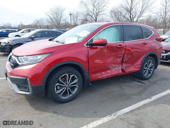 2021 Honda CR-V EX-L with VIN 2HKRW2H87MH659245, listed as a IAAI auction lot 41586789 with 100,279 mi miles. Bid and sale history available at carsss.com. Image 6.