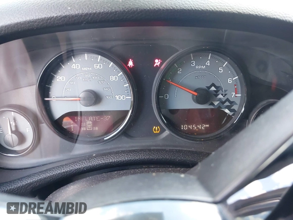 2017 Jeep Wrangler Unlimited Sahara with VIN 1C4BJWEG4HL605213, listed as a IAAI auction lot 42247221 with 104,542 mi miles and . Bid and sale history available at DreamBid. Image 7.
